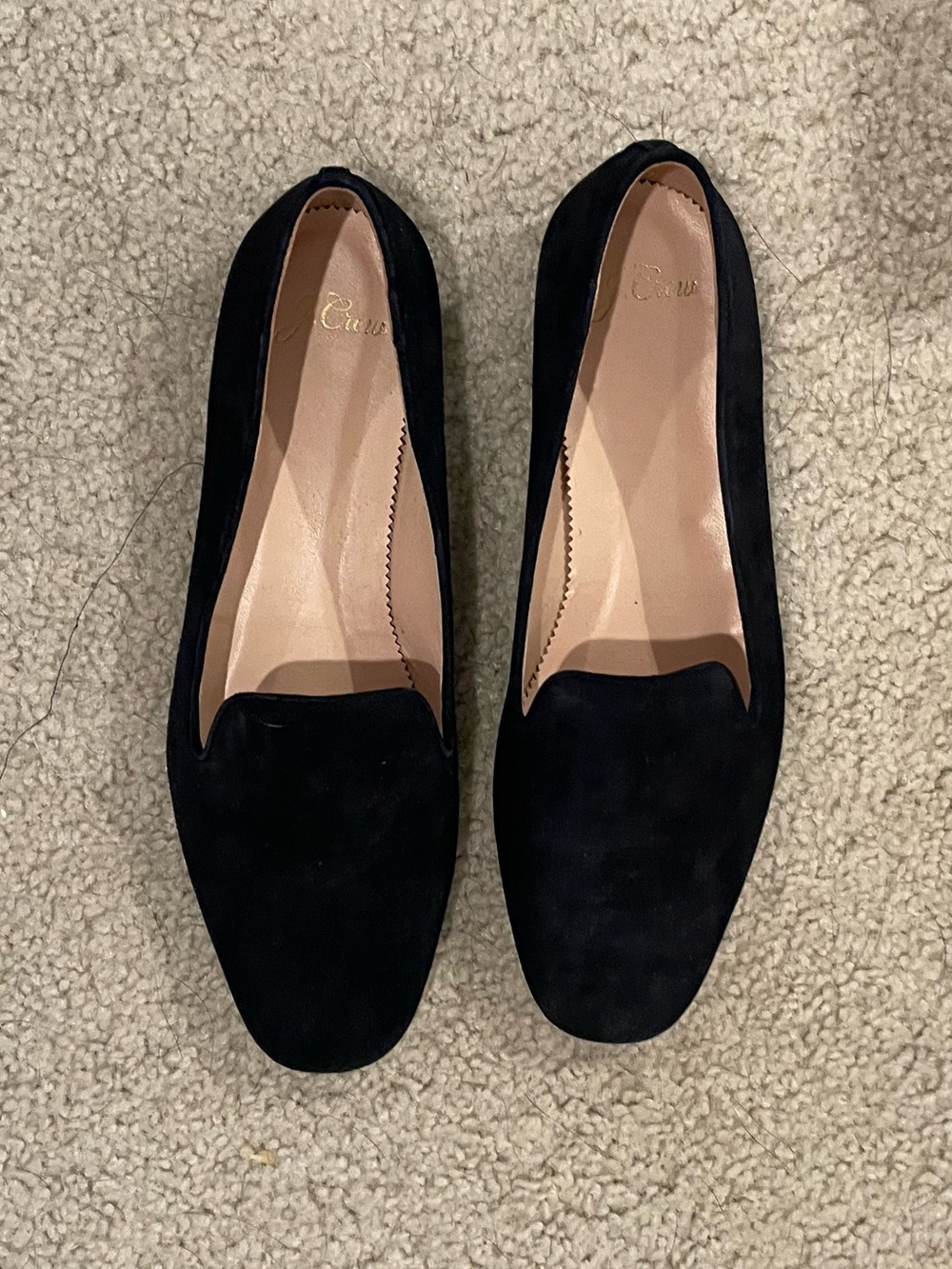 J. Crew Classic Navy Suede Women's Loafers